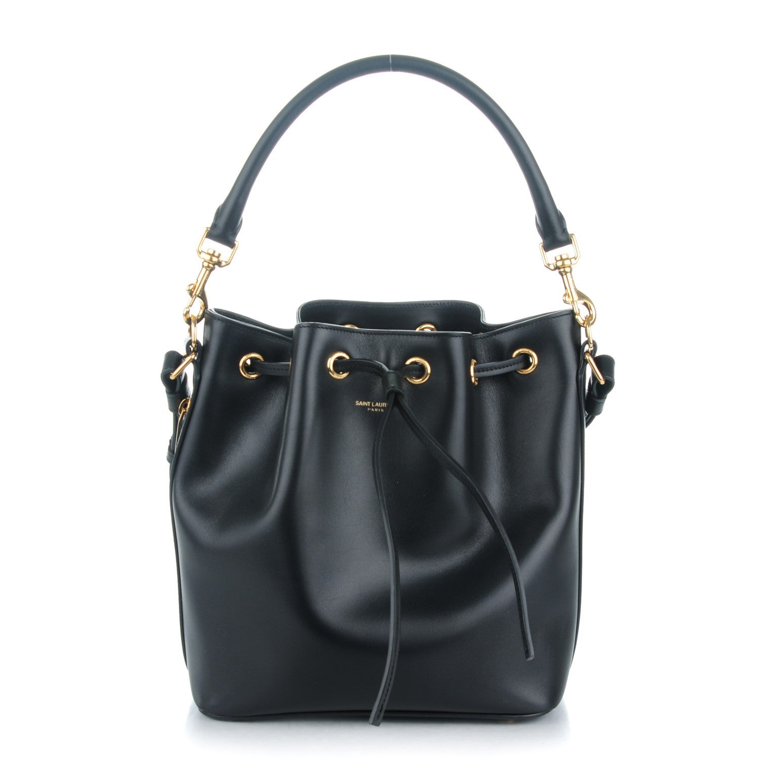 Saint Laurent Calfskin Medium Emmanuelle Bucket Bag Black 1 of 7