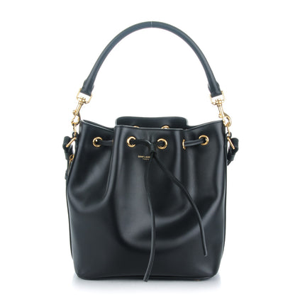 Saint Laurent Calfskin Medium Emmanuelle Bucket Bag Black 1 of 7