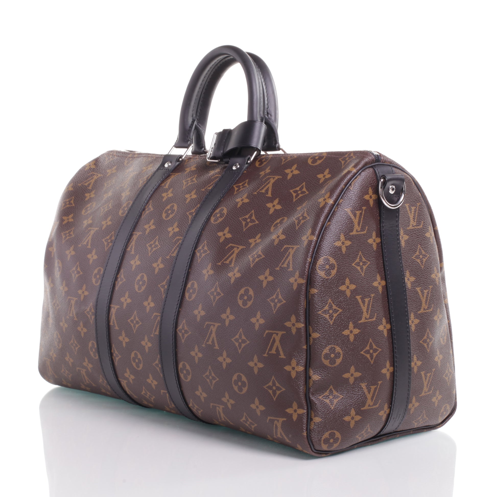 Louis Vuitton Monogram Macassar Keepall Bandouliere 45 3 of 7