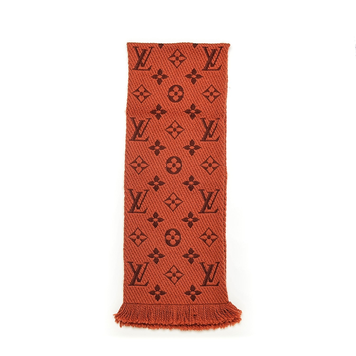 Louis Vuitton Wool Silk Logomania Scarf Orient 1 of 6
