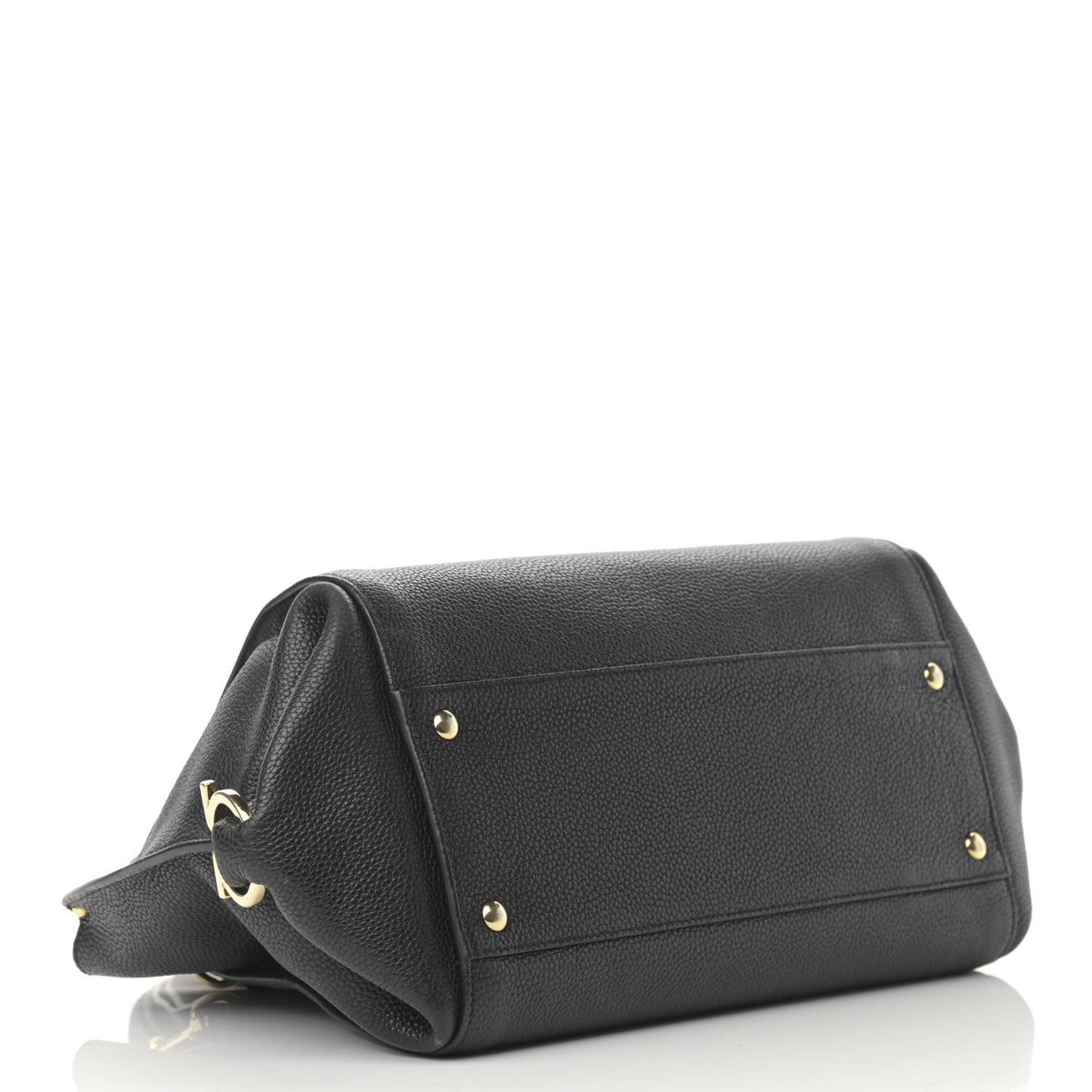 Calfskin Sofia Shoulder Bag Black
