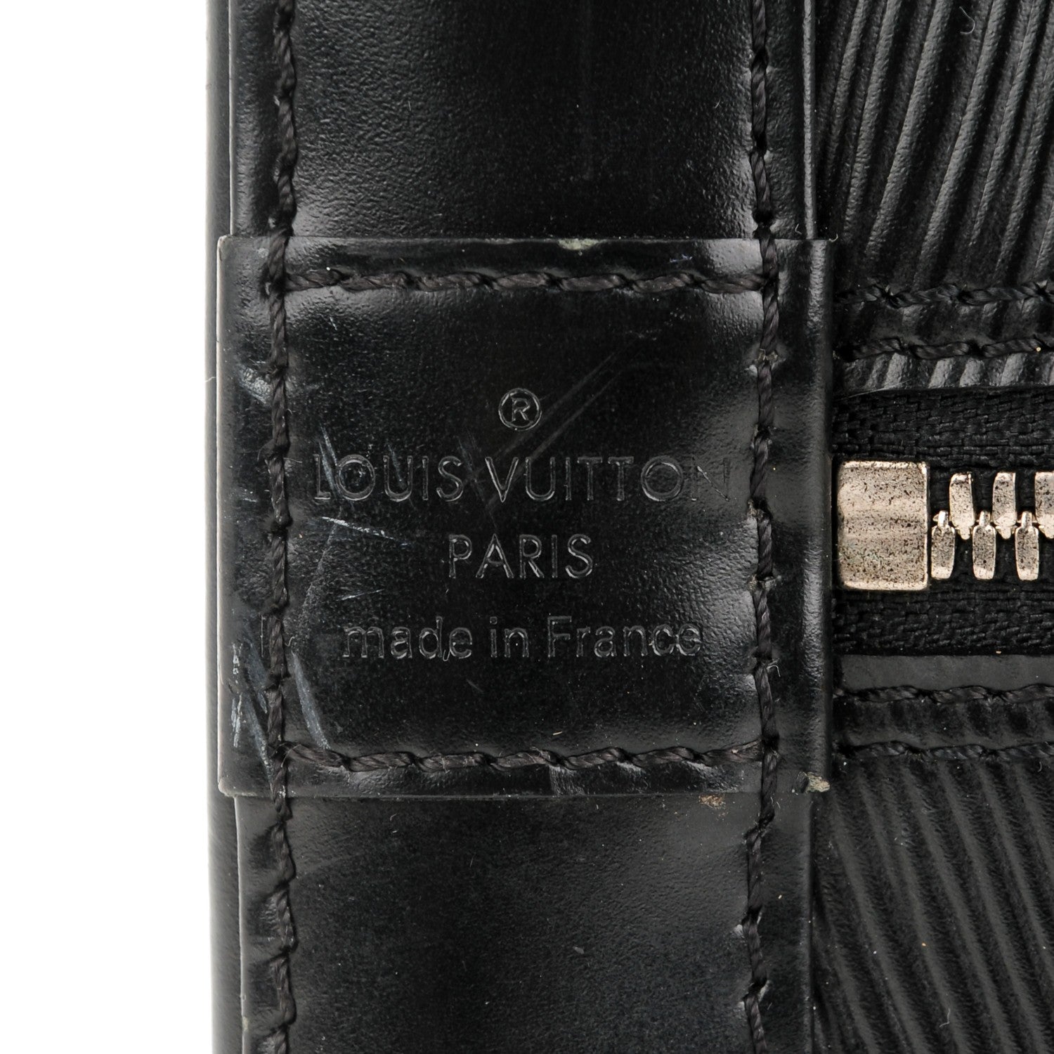 Louis Vuitton Epi Alma PM Black 7 of 8