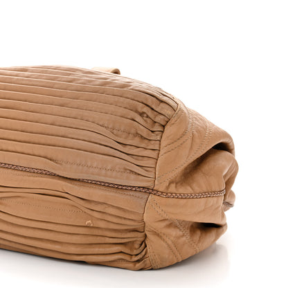 Fendi Nappa Pleated Nuvolata Spy Bone 10 of 16