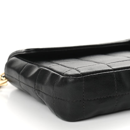 Chanel Lambskin East West Chocolate Bar Flap Black 9 of 10