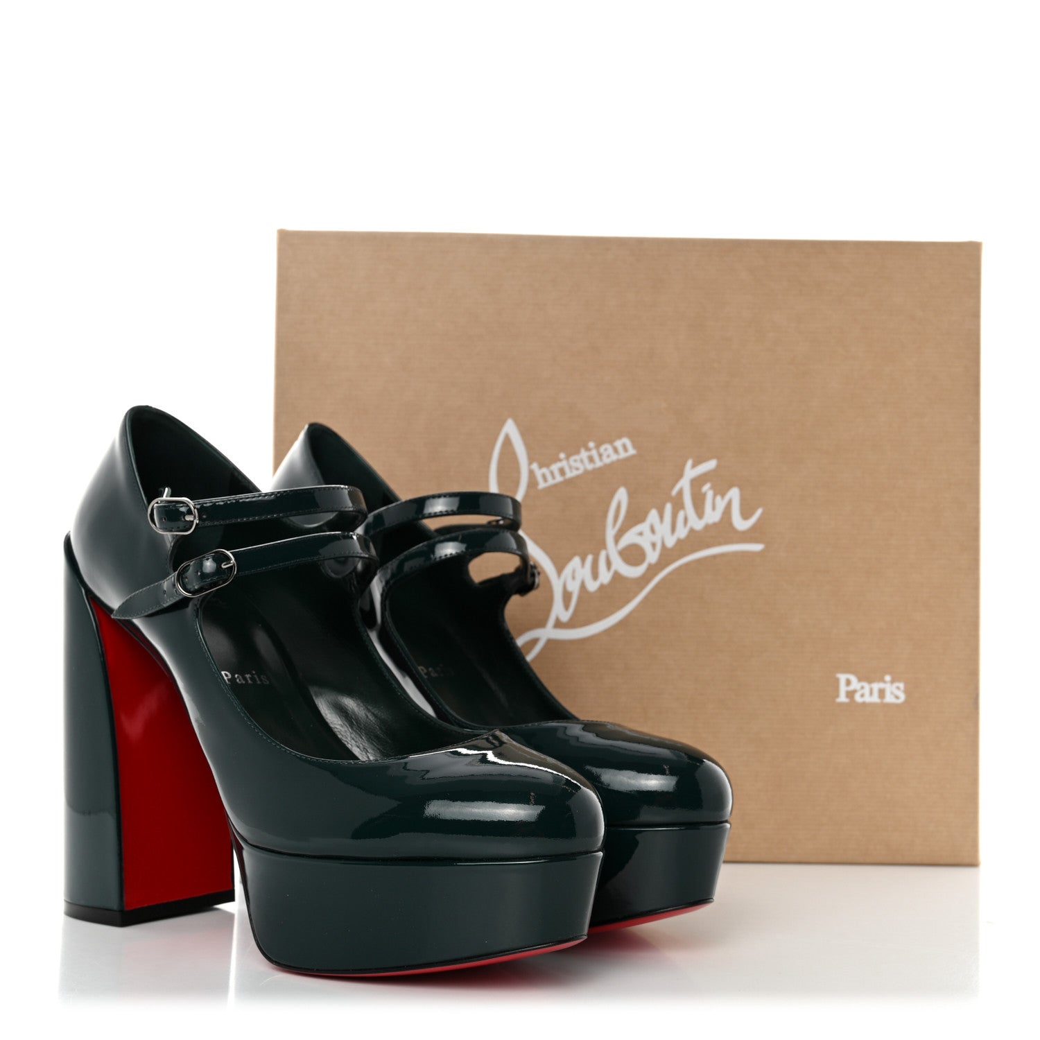 Christian Louboutin Patent Movida Jane 130 Platform Pump 41 Vosges 8 of 8