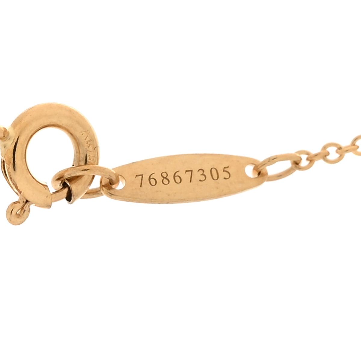 Tiffany 18K Yellow Gold Diamond . 42ct Elsa Peretti Diamonds by the Yard Pendant Necklace 6 of 7