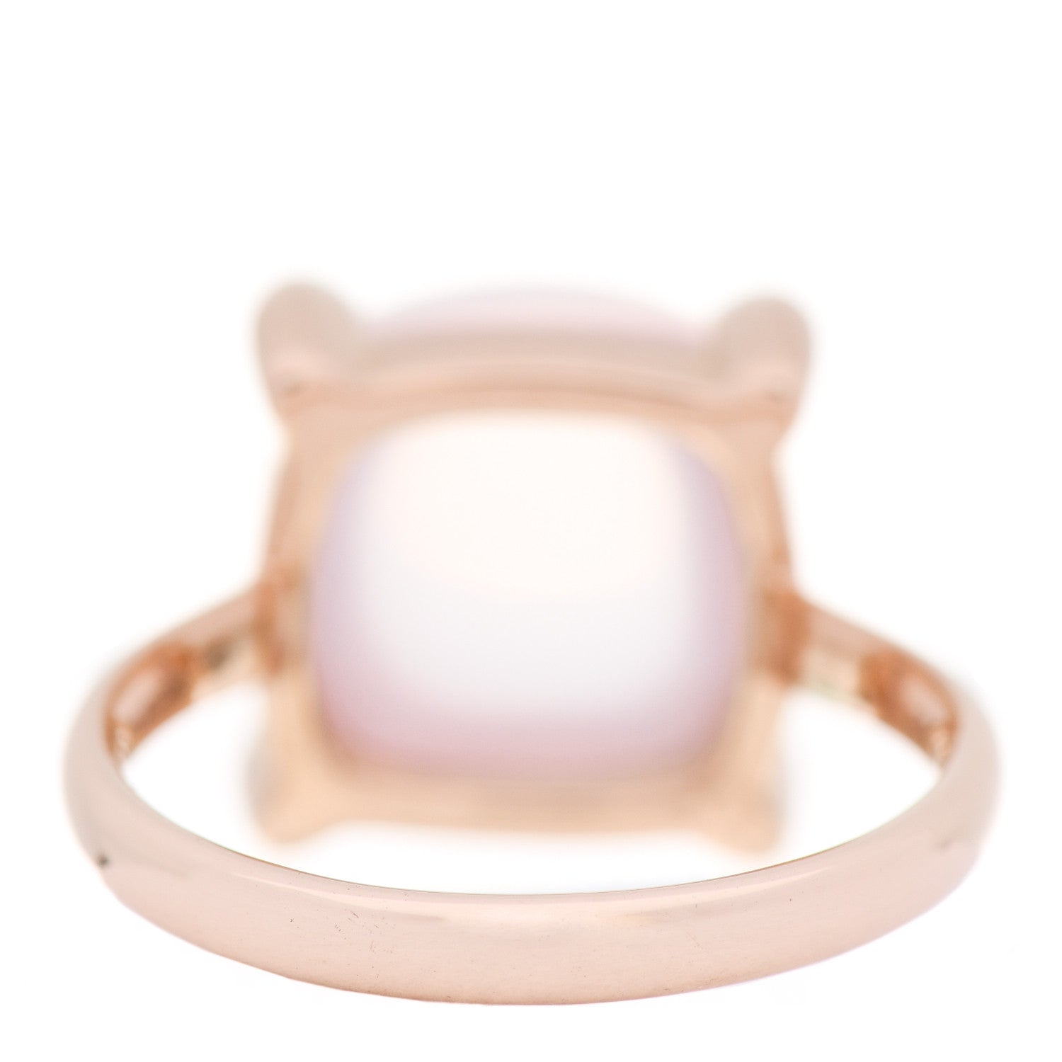 Tiffany 18K Rose Gold Rose Quartz 12mm Paloma Picasso Sugar Stacks Ring 54 7 4 of 7