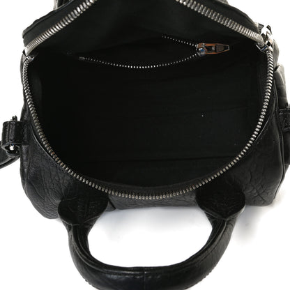 Alexander Wang Pebbled Lambskin Mini Rockie Black Rhodium Hardware 5 of 14