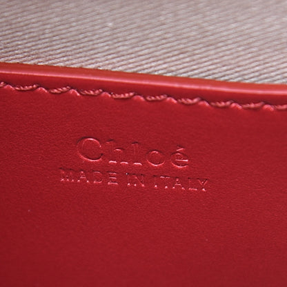 Chloe Shiny Calfskin Mini Annie Shoulder Bag Dreamy Red 6 of 10