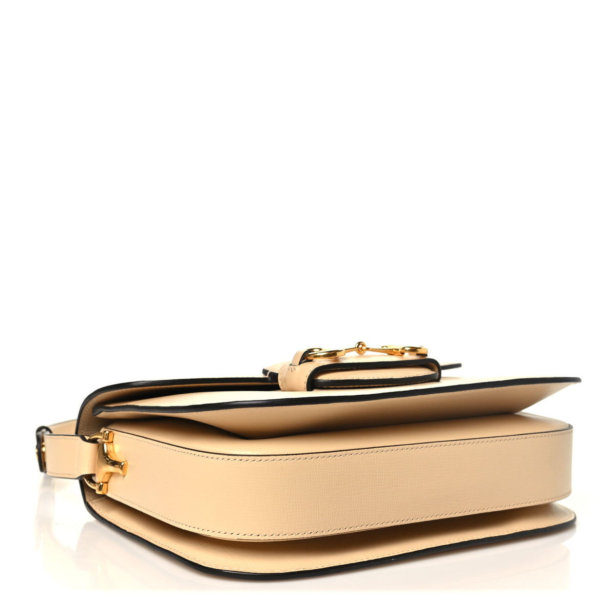 Gucci Azalea Calfskin Horsebit 1955 Shoulder Bag Bubble Tea 4 of 10