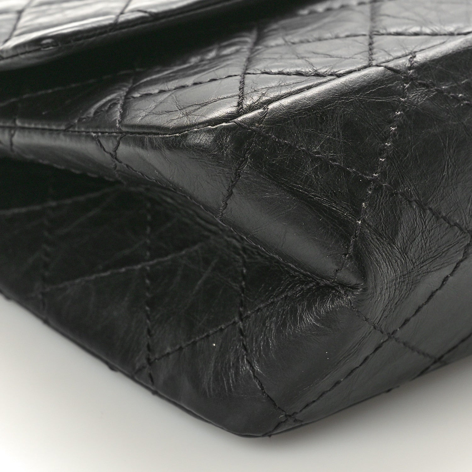 Chanel Aged Calfskin Quilted 2.55 Reissue 226 Flap Black 9 of 10