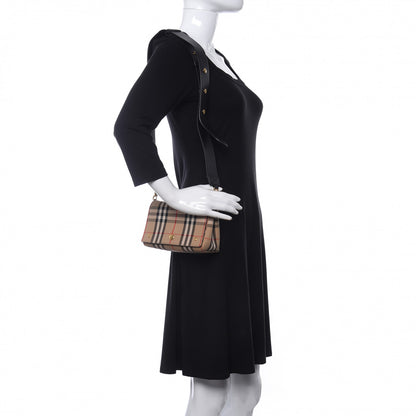 Burberry Vintage Check Hackberry Crossbody Bag Archive Beige Black 2 of 10