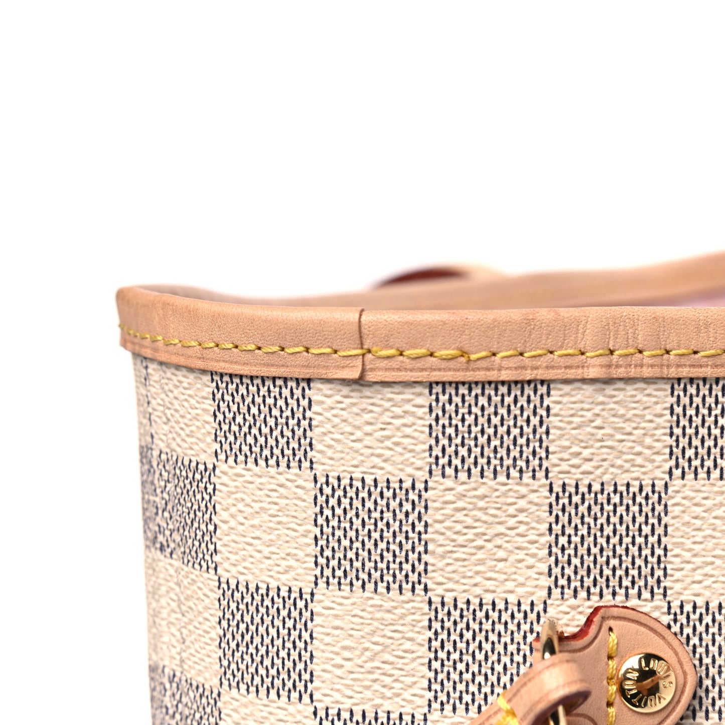 Damier Azur Neo Neverfull MM Rose Ballerine