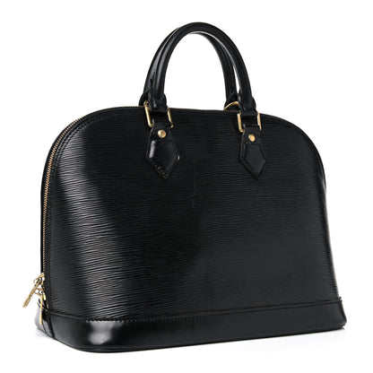 Louis Vuitton Epi Alma PM Black 2 of 23