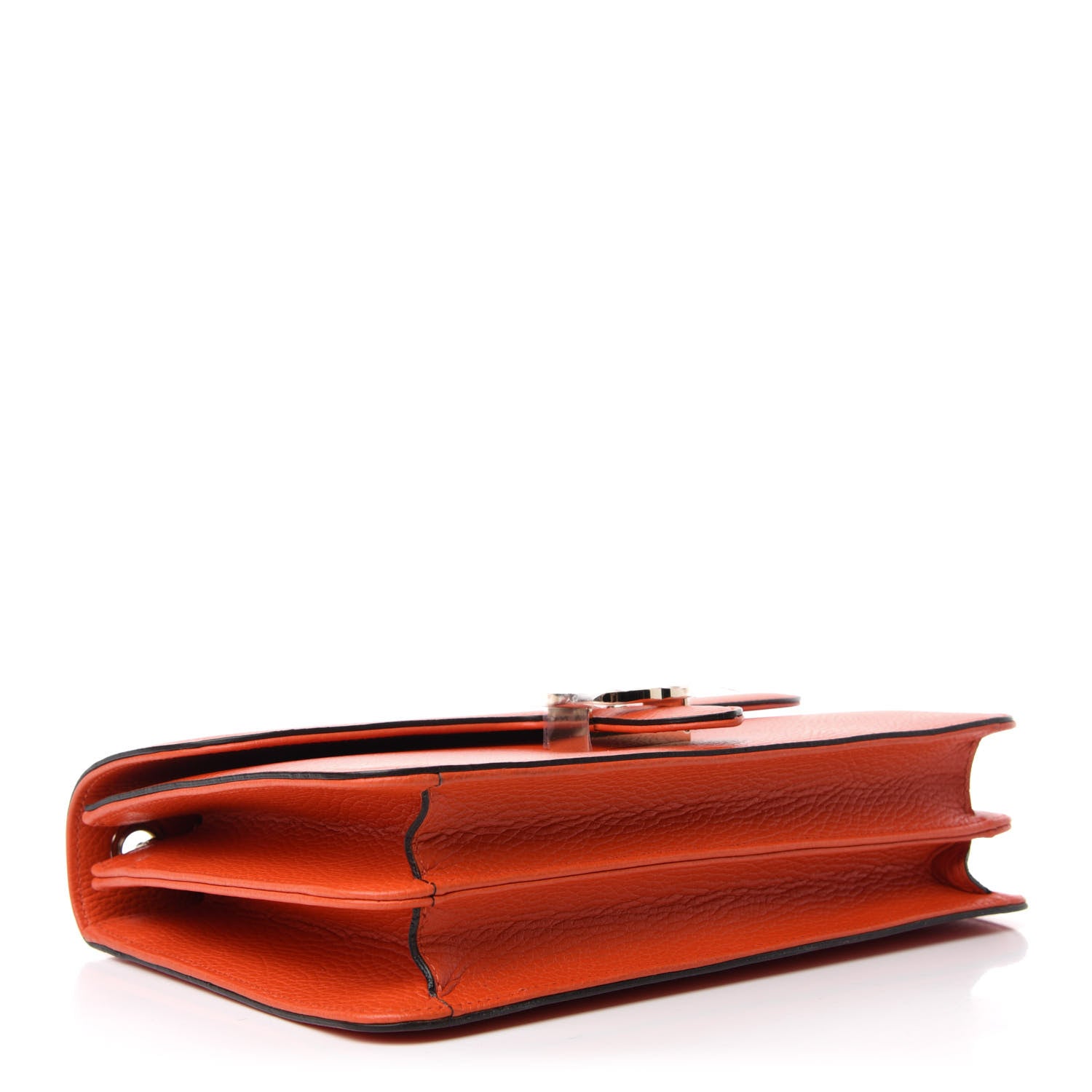 Gucci Dollar Calfskin Interlocking G Shoulder Bag Sun Orange 5 of 11