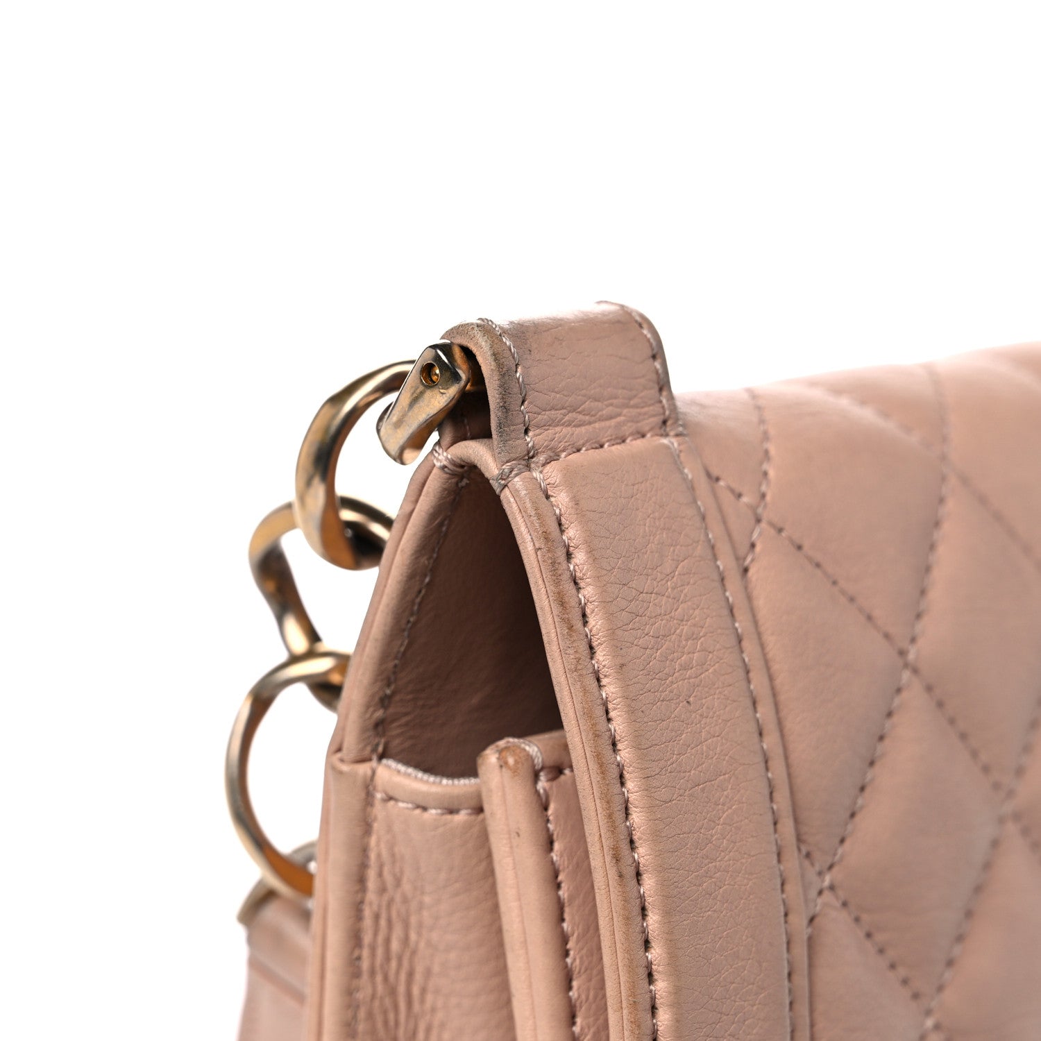Chanel Calfskin Quilted Flap Beige 31 of 39