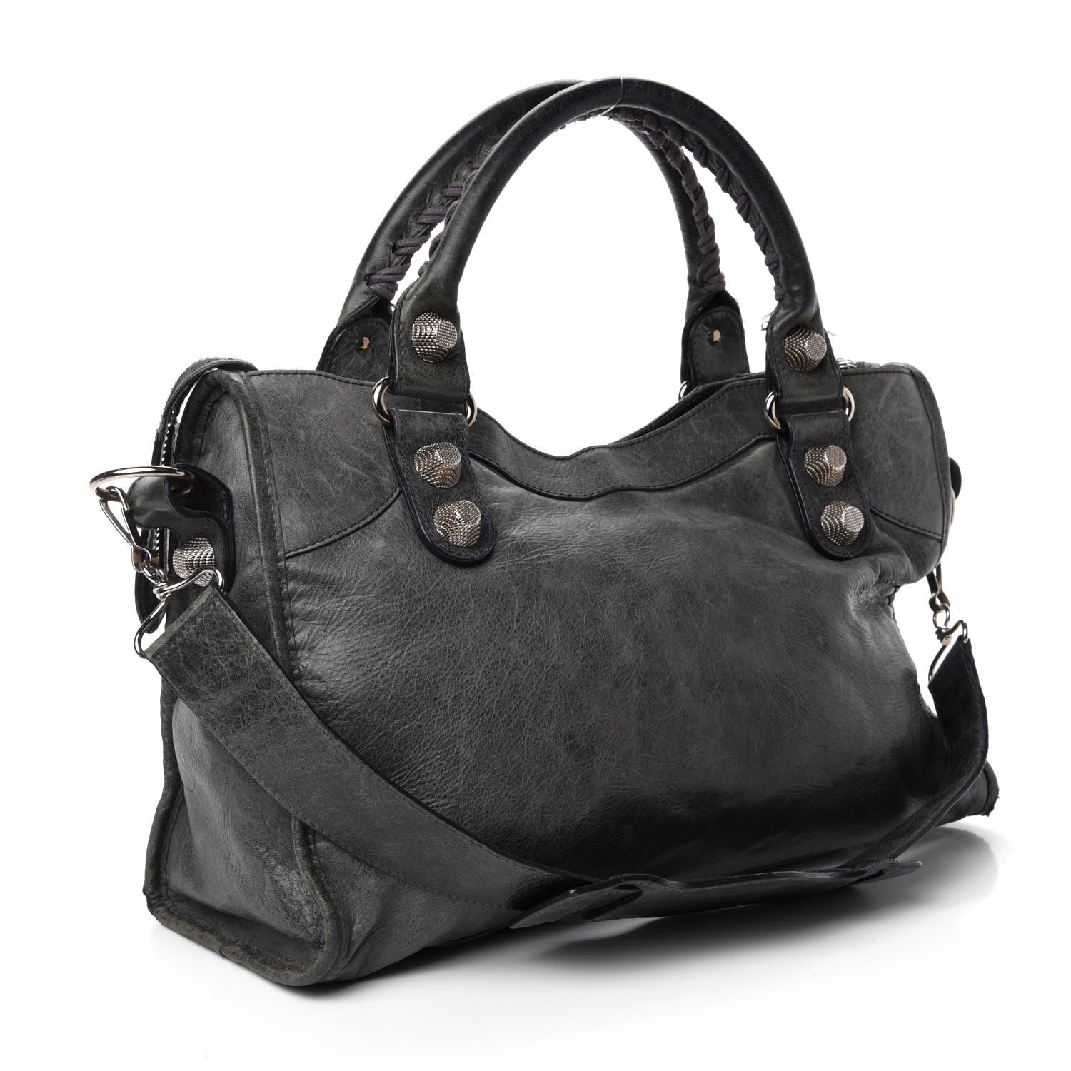 Balenciaga Agneau Giant 21 Silver Hardware City Anthracite 3 of 10