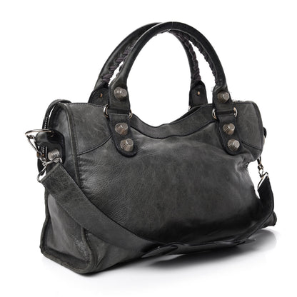 Balenciaga Agneau Giant 21 Silver Hardware City Anthracite 3 of 10