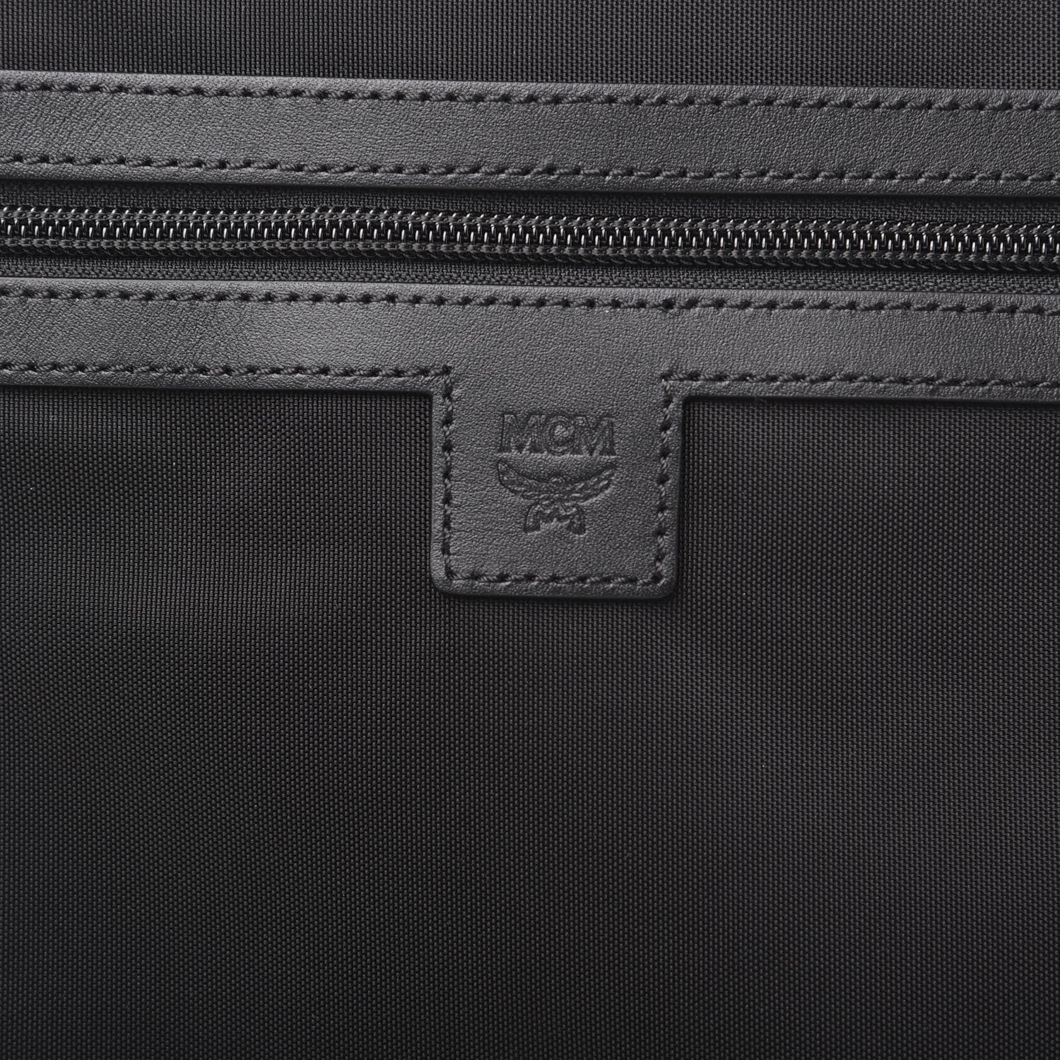 MCM Visetos Small Check In Trolley Wheeled Suitcase Silver 8 of 8