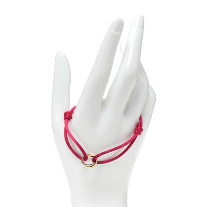 Cartier 18K Pink Yellow White Gold Trinity Cord Bracelet Pink 2 of 7