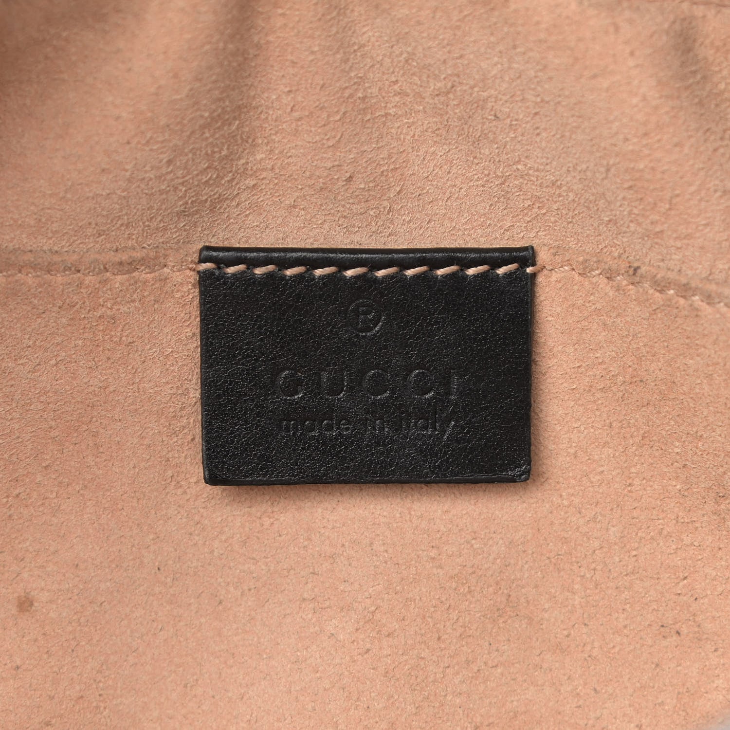 Gucci Calfskin Matelasse Small GG Marmont Chain Shoulder Bag Black 6 of 13