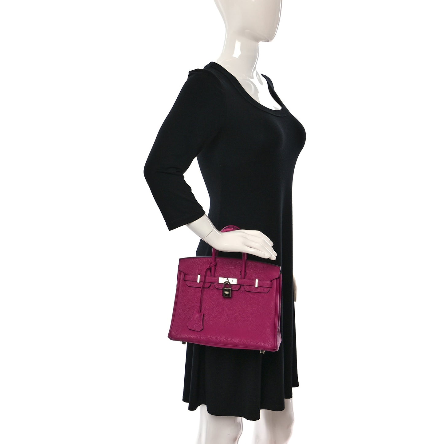 Togo Birkin 25 Rose Pourpre