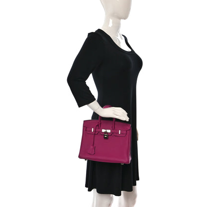 Hermes Togo Birkin 25 Rose Pourpre 2 of 16