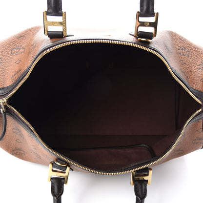 MCM Visetos Essential Duffle Bag Cognac 5 of 10