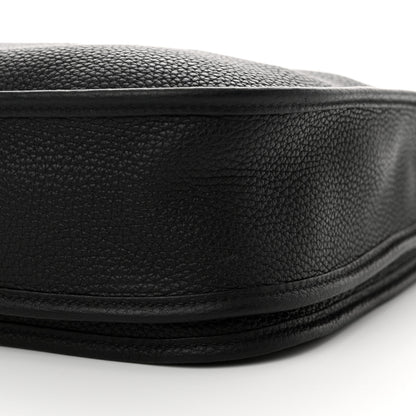 Hermes Taurillon Clemence Evelyne III PM Black 10 of 11