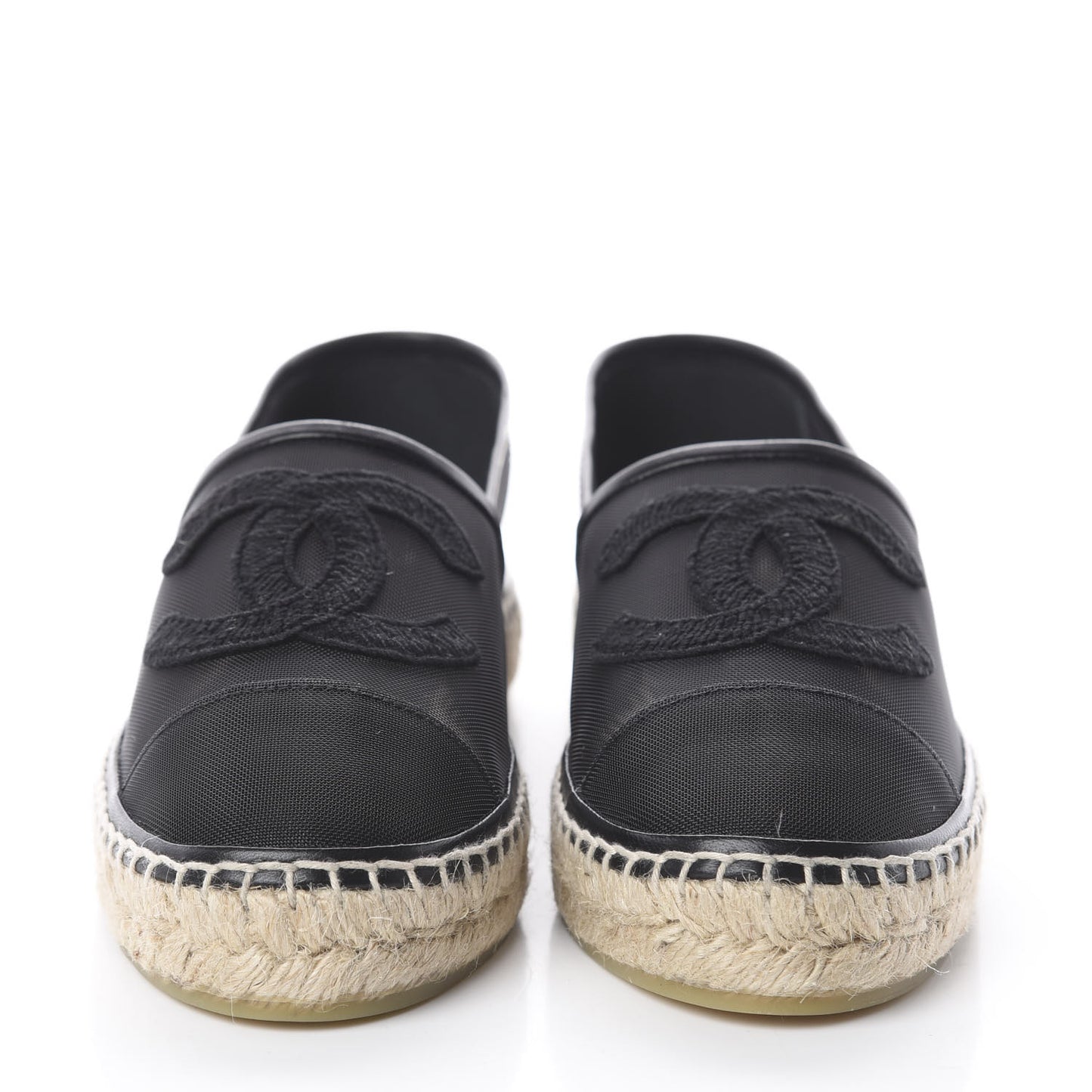 Mesh CC Espadrilles 40 Black