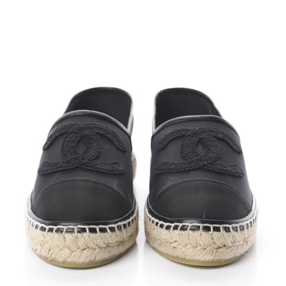 Chanel Mesh CC Espadrilles 40 Black 3 of 7