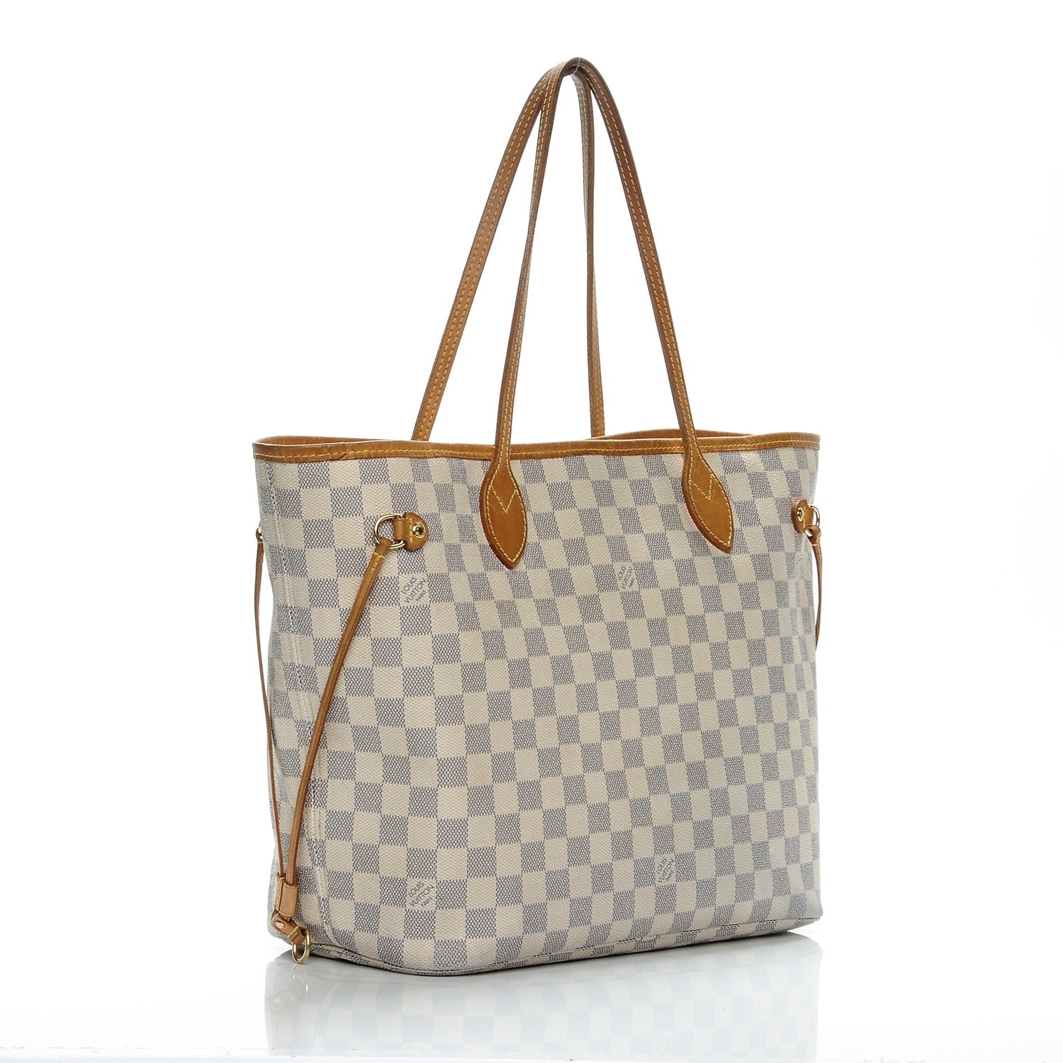 Louis Vuitton Damier Azur Neverfull MM 3 of 8