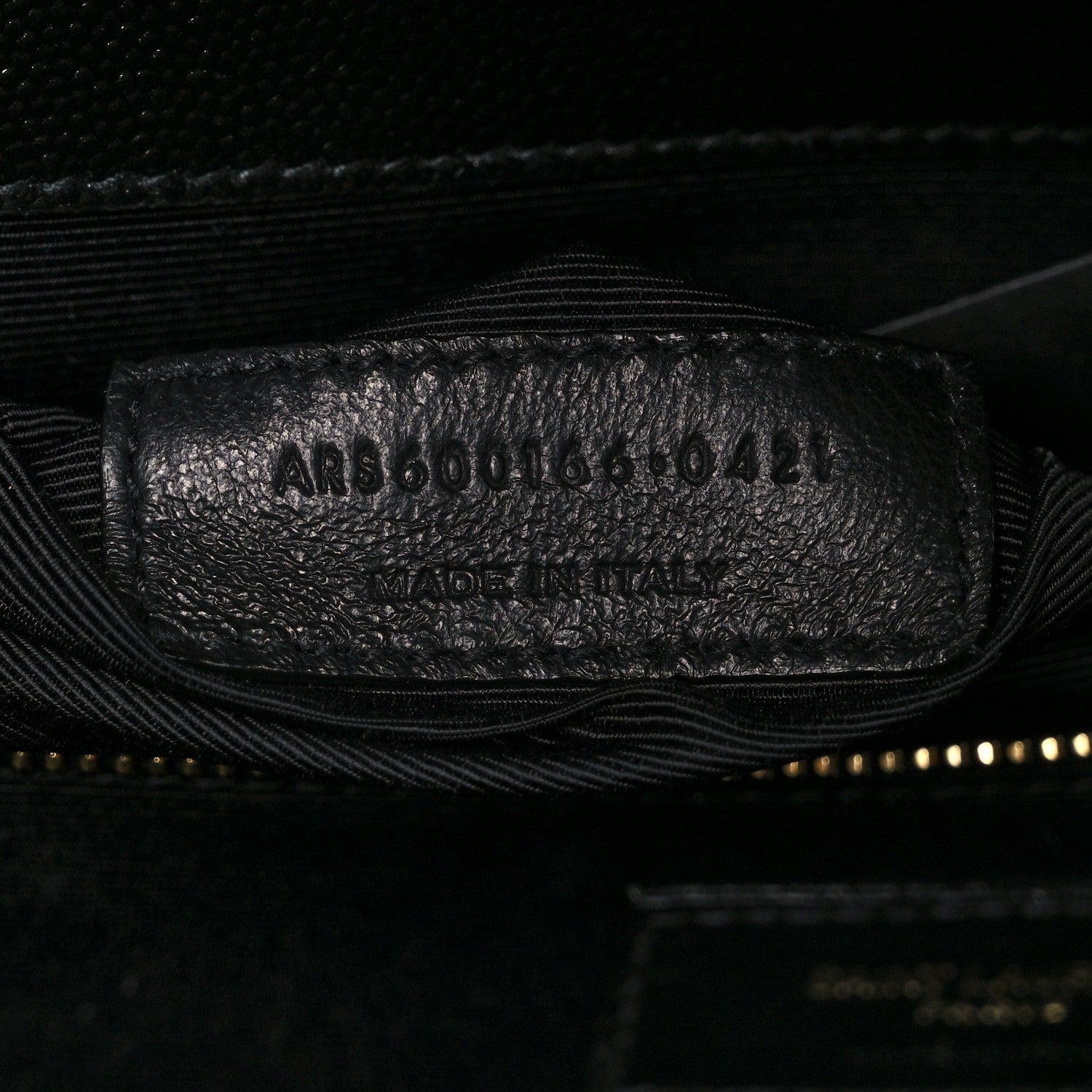 Saint Laurent Grain De Poudre Textured Mixed Matelasse Large Triquilt Monogram Satchel Black 7 of 9