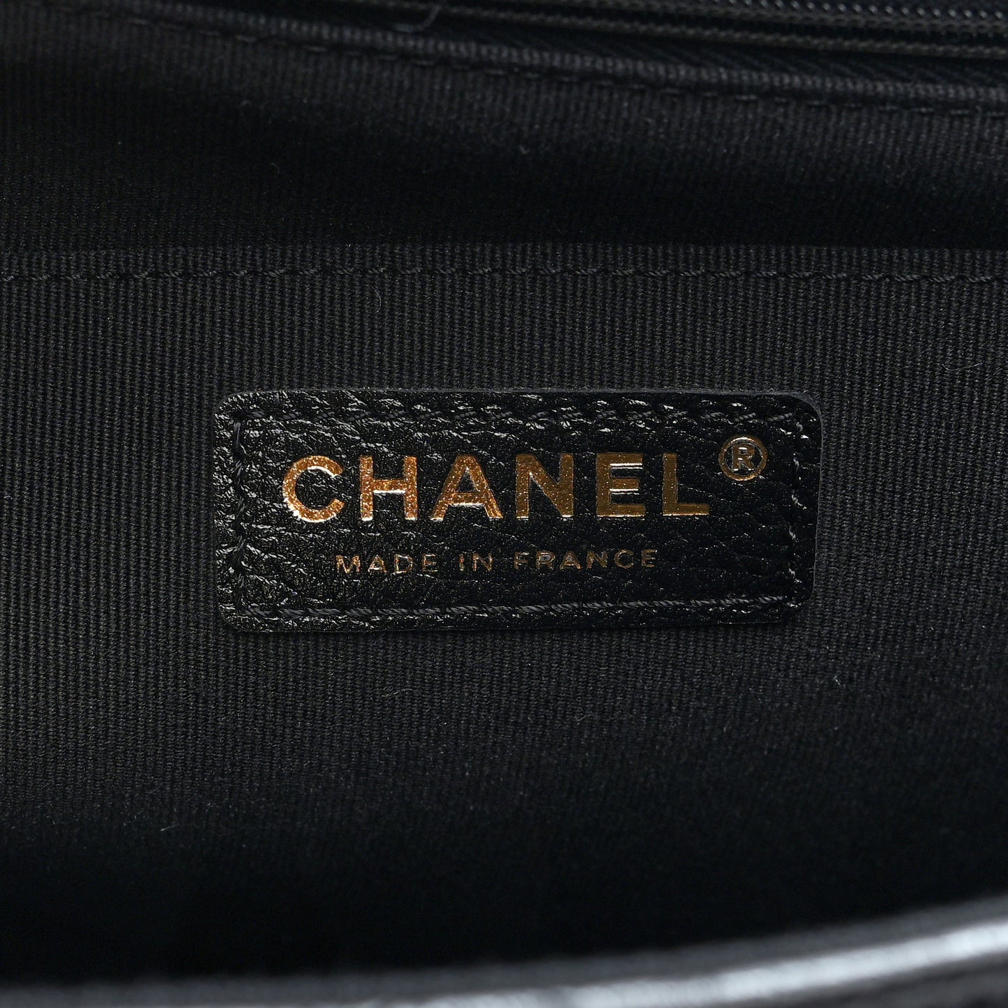 Grained Calfskin Quilted XXL Travel Flap Bag Black