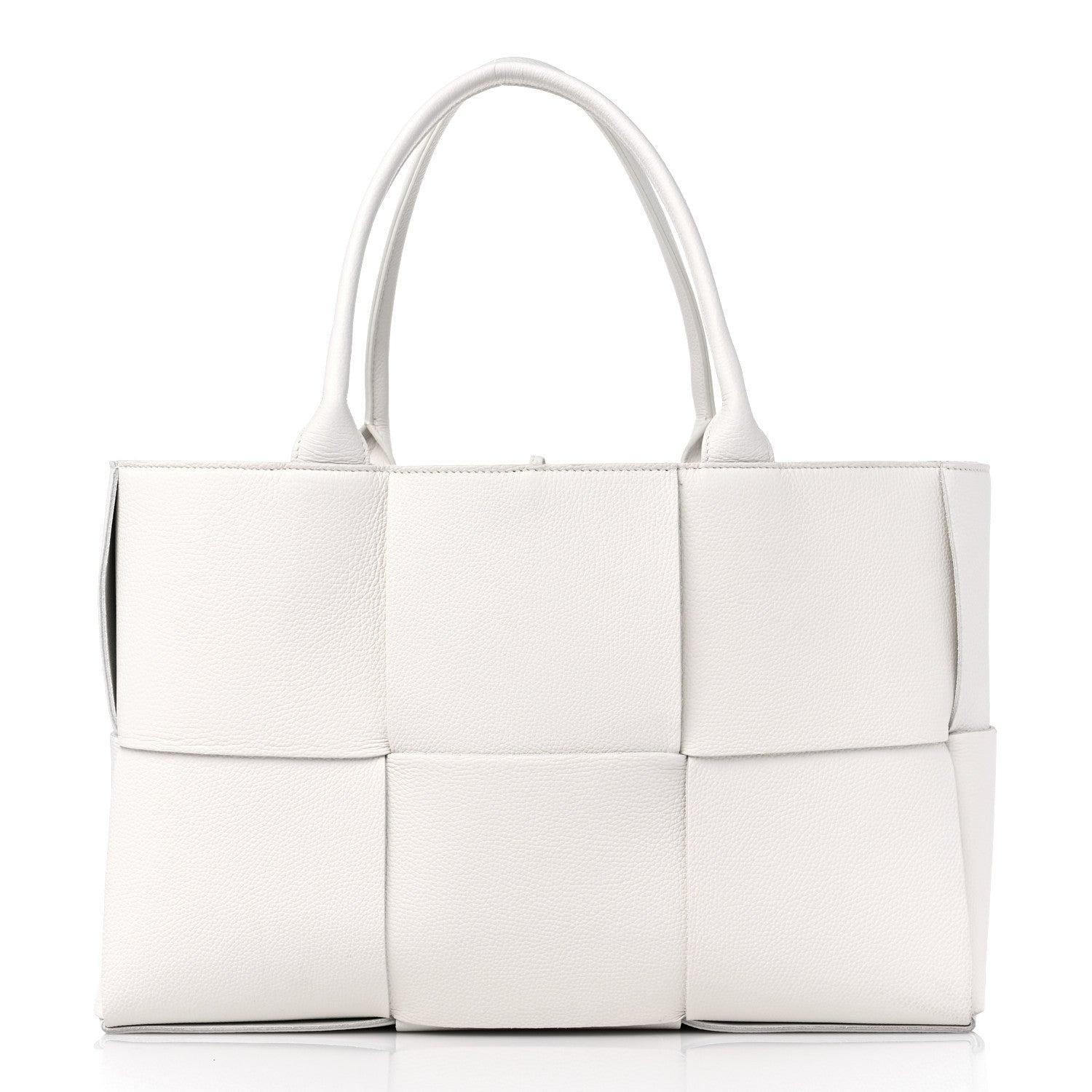 Bottega Veneta Nappa Maxi Intrecciato Medium Arco Tote White 3 of 11