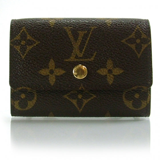 Monogram Plat Coin Purse Wallet