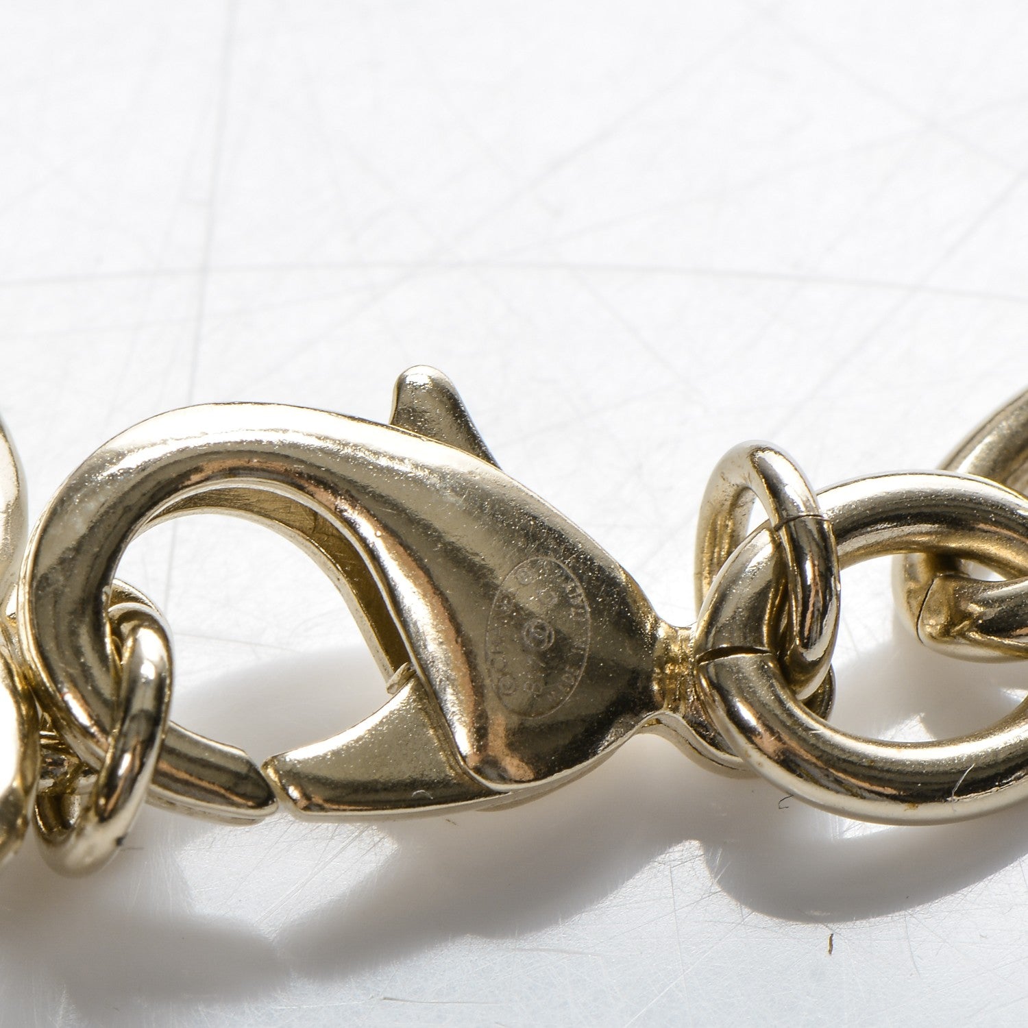 Chanel CC Logo Charms Bracelet Gold 5 of 5