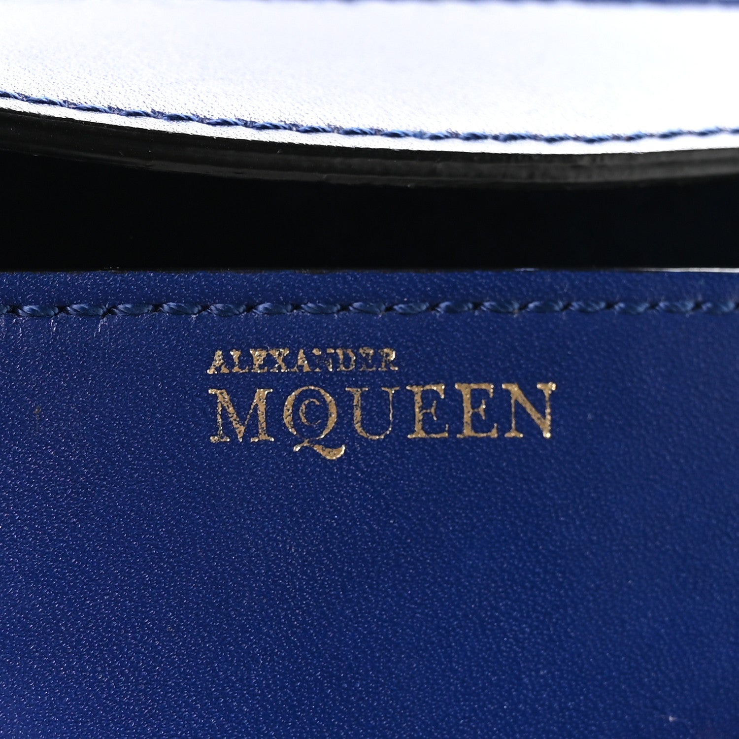 Alexander McQueen Calfskin Mini Heroine Royal Blue 6 of 11