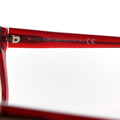 Tom Ford Christophe Sunglasses TF279 Red 6 of 8