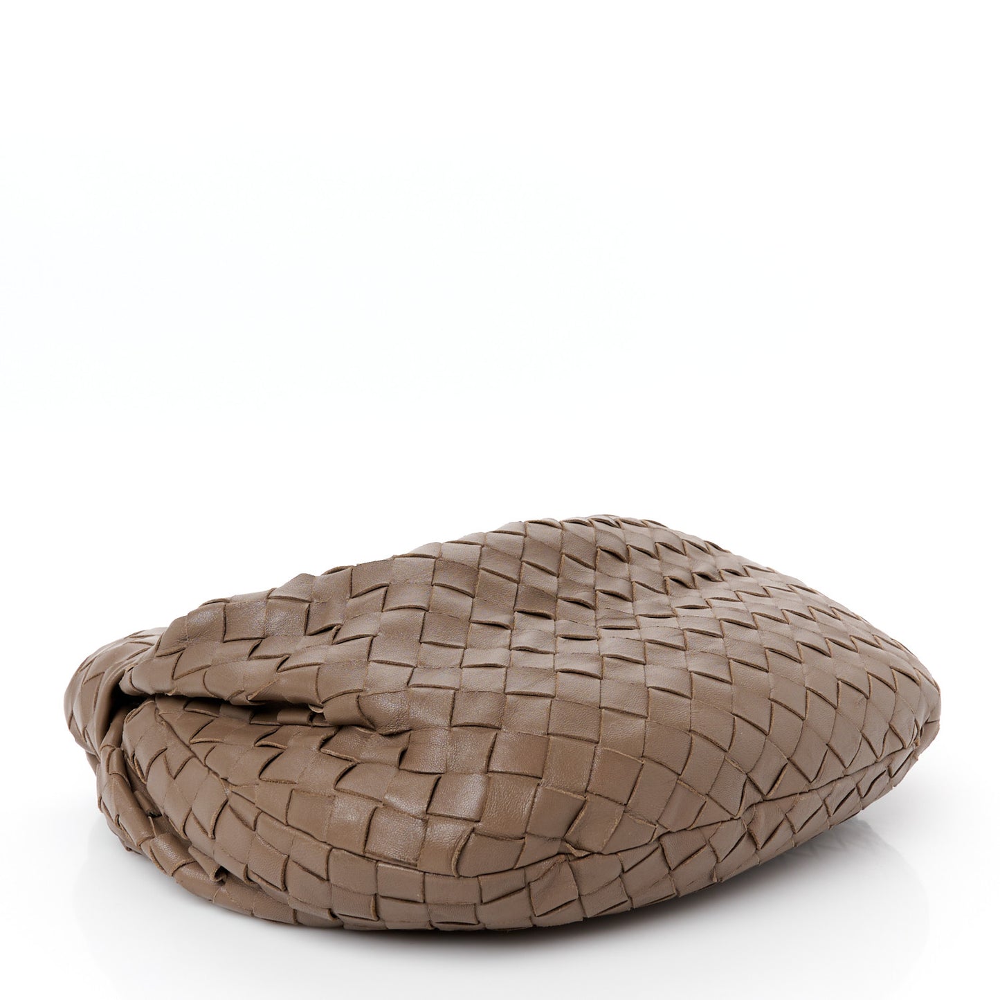 Nappa Intrecciato Teen Jodie Hobo Dark Taupe