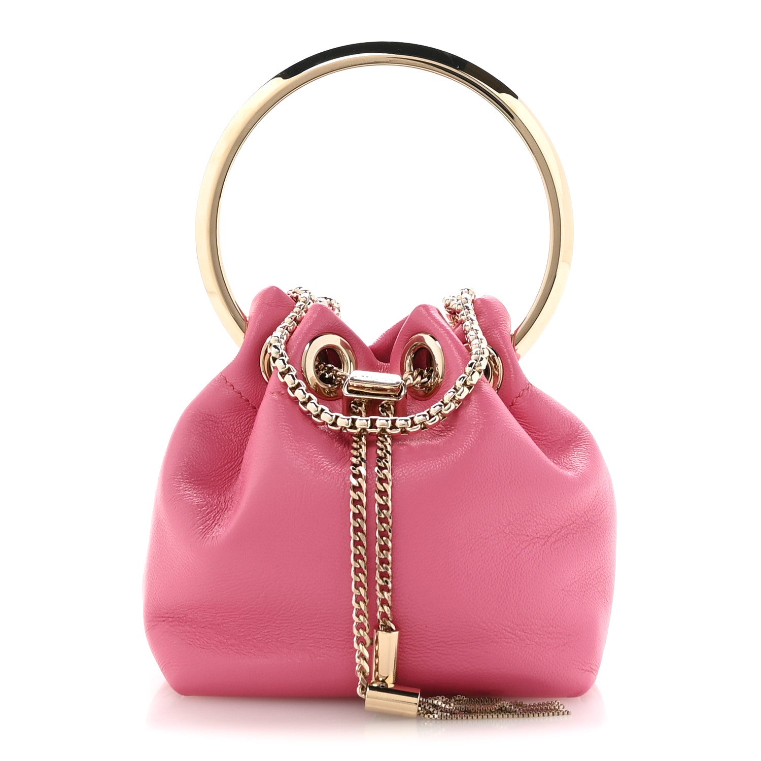 Jimmy Choo Lambskin Micro Bon Bon Bag Candy Pink 1 of 11