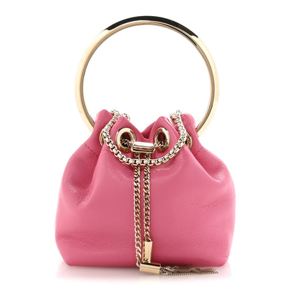 Jimmy Choo Lambskin Micro Bon Bon Bag Candy Pink 1 of 11