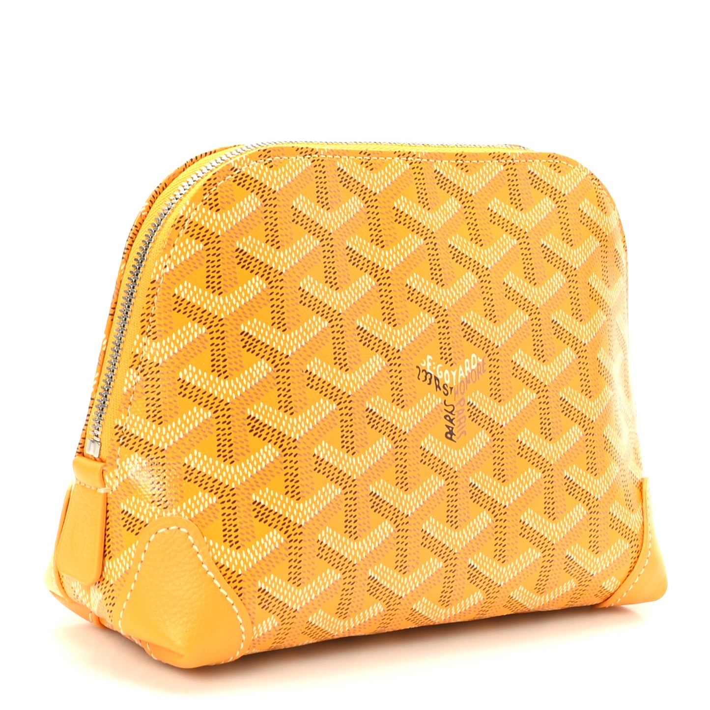 Goyardine Vendome Toiletry Pouch Yellow