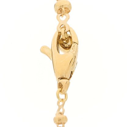 Gucci 18K Yellow Gold Running GG Pendant Necklace 5 of 6