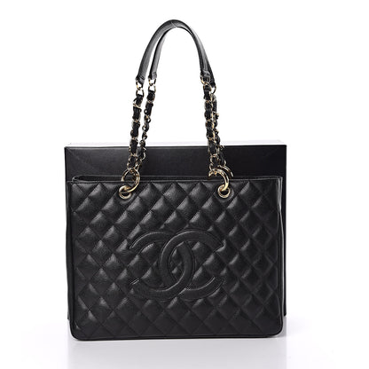 Chanel Caviar Quilted Grand Shopping Tote GST Black 11 of 11