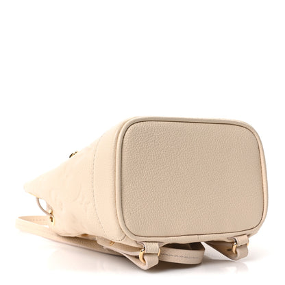 Louis Vuitton Empreinte Nano Noe Backpack Creme 3 of 8