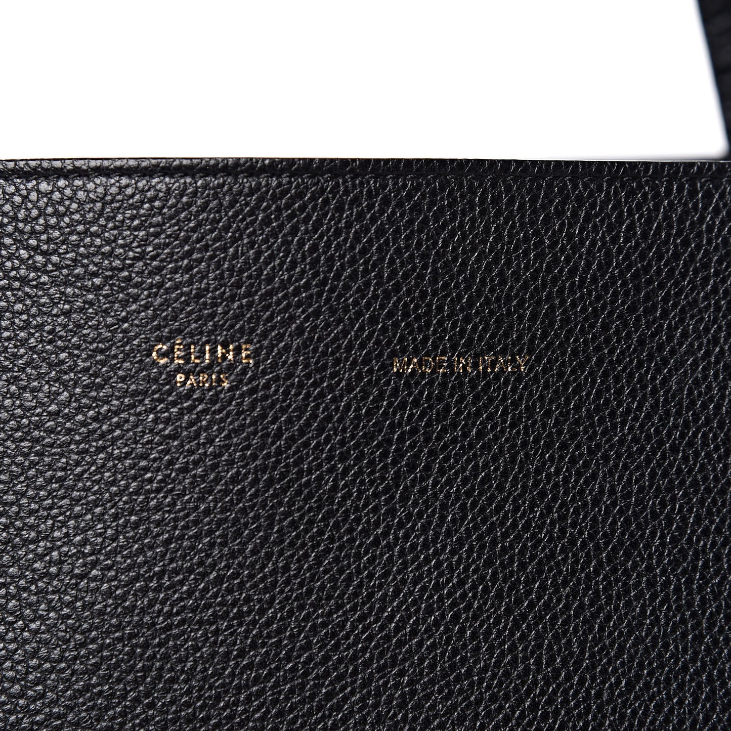 Soft Grained Calfskin Medium Belt Cabas Phantom Black