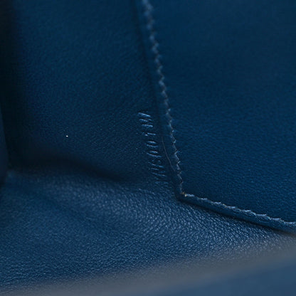 Hermes Swift Kelly Pochette Clutch Deep Bleu 7 of 9