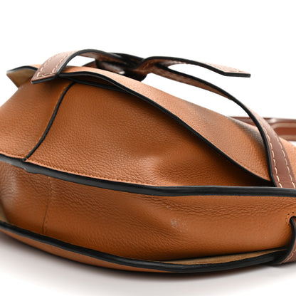 Loewe Grained Calfskin Small Gate Crossbody Bag Caramel Pecan 10 of 12