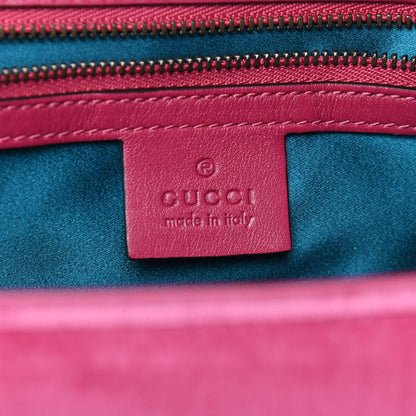 Gucci Velvet Matelasse Small GG Marmont Shoulder Bag Light Raspberry Rose 6 of 9